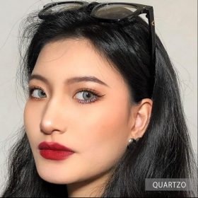 عدسة لون Quartzo