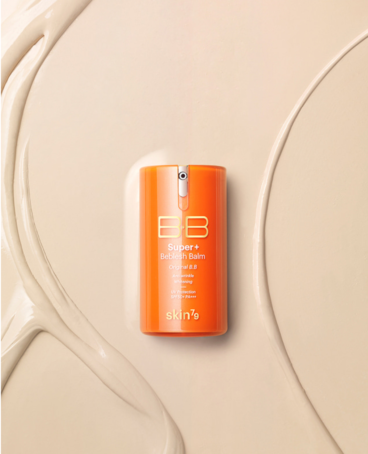 بي بي كريم مع واقي الشمس spf50 برتقالي - الصورة 5